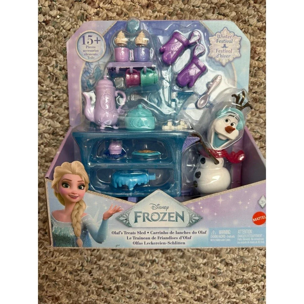 Disney Frozen Olaf Treats Sled Playset by Mattel